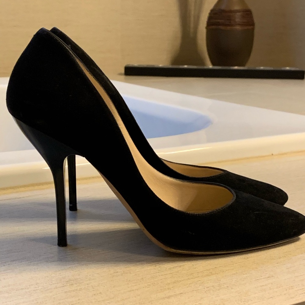 Jimmy Choo Mitchell Suede Black Pumps sz 37